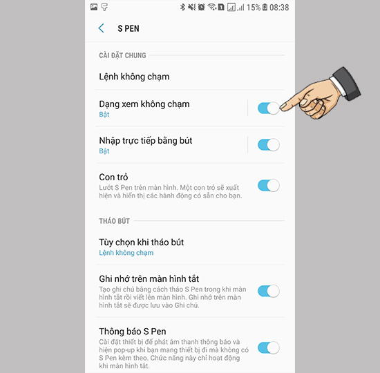 Kích hoạt tính năng